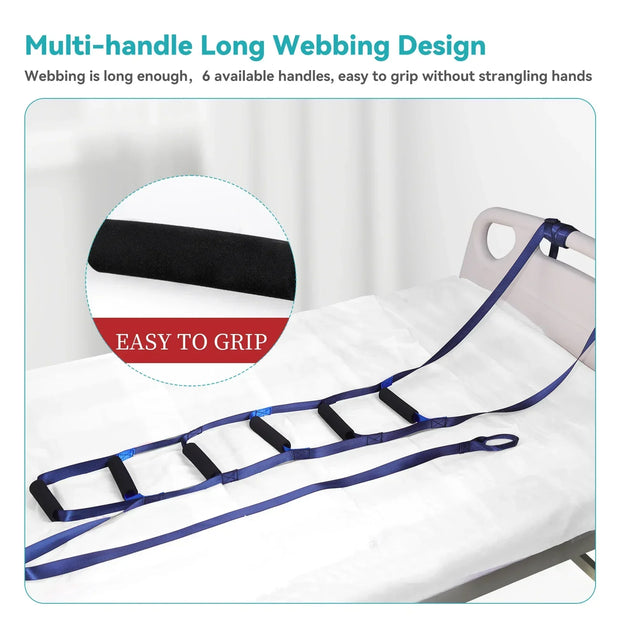 Bed Sit-Up Assist Strap – Easily Sit Up Without Help | Suitable for Seniors, Pregnant Women, and Mobility-Impaired Users