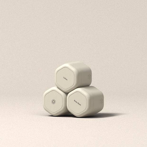 Leak-Proof Magnetic Skincare Travel Bottles