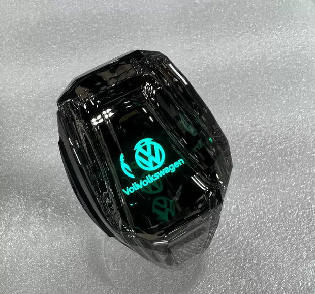 Pomo de cristal con luz RGB universal