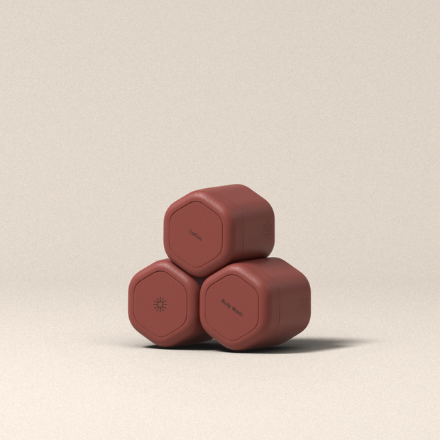 Leak-Proof Magnetic Skincare Travel Bottles