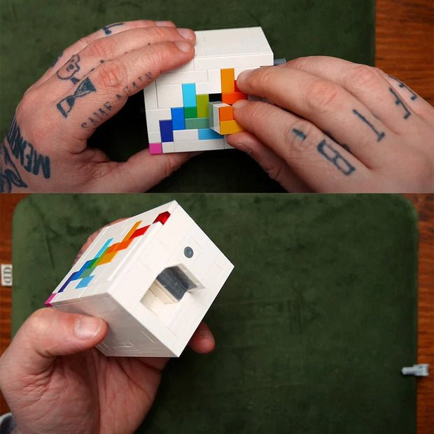 Rainbow Road Puzzle Box – 229 Parts Creative Building Kit (Level 6 Difficulty)