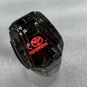 Pomo de cristal con luz RGB universal